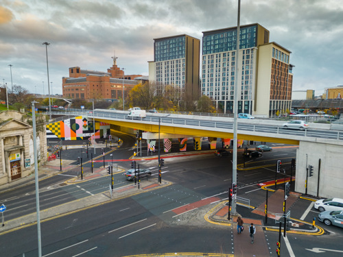 Regent Street Flyover in Leeds